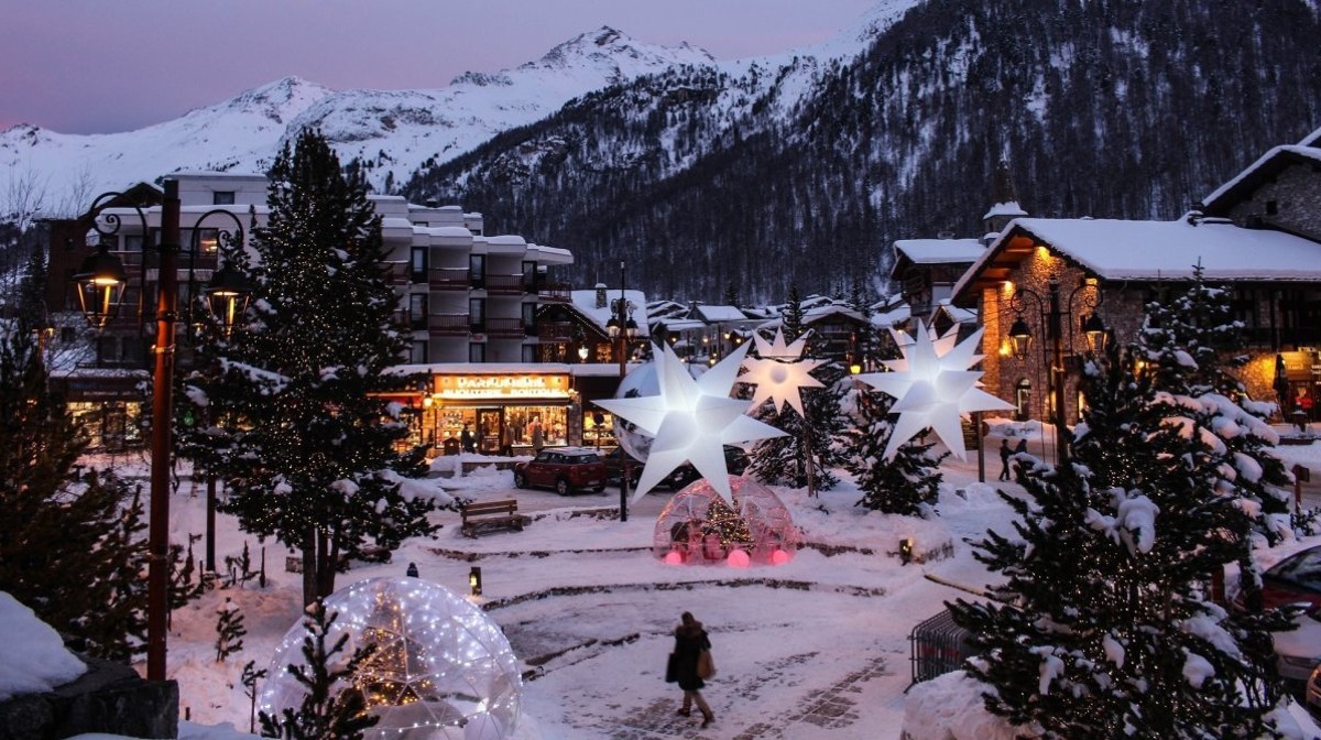 Christmas festivities in Val d'Isere! Valdisere Location