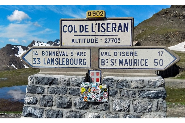 Col d'Iseran - the highest mountain pass in the Alps - Valdisere Location